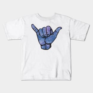 Blue and Purple Shaka Kids T-Shirt